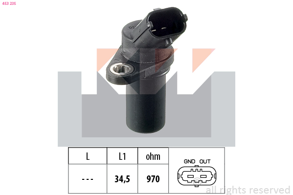 Senzor impulsuri, arbore cotit 453 235 KW